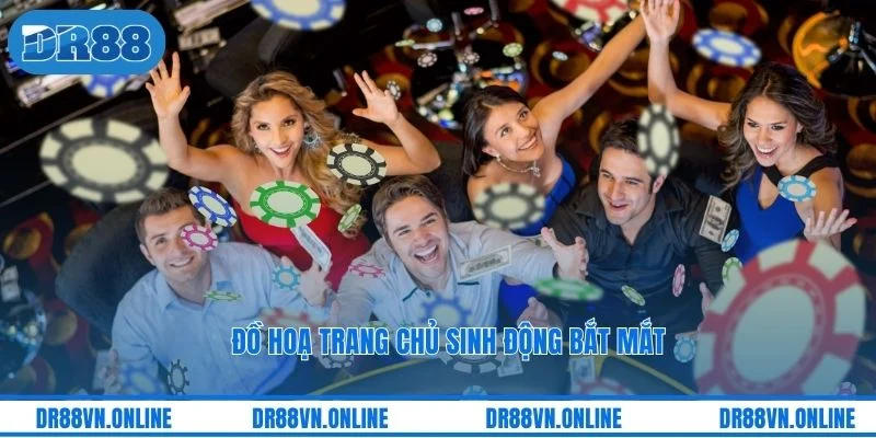 Đồ hoạ trang chủ sinh động bắt mắt